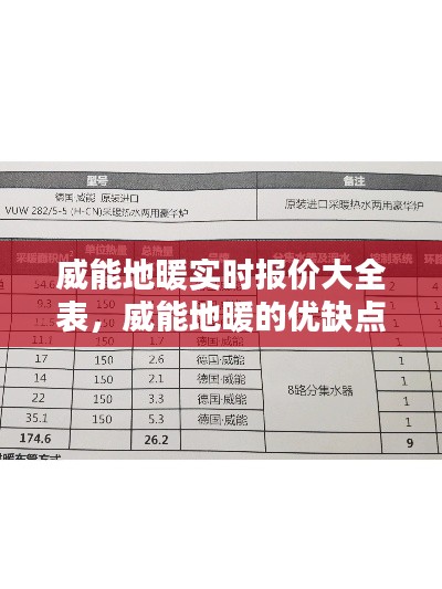 威能地暖实时报价大全表，威能地暖的优缺点 