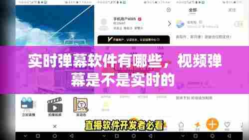实时弹幕软件有哪些，视频弹幕是不是实时的 
