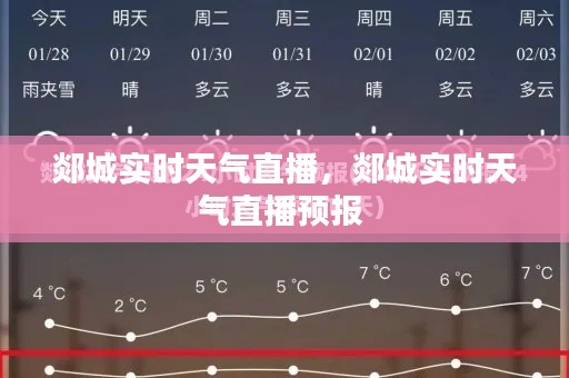 郯城实时天气直播，郯城实时天气直播预报 