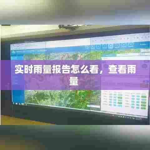 实时雨量报告怎么看，查看雨量 