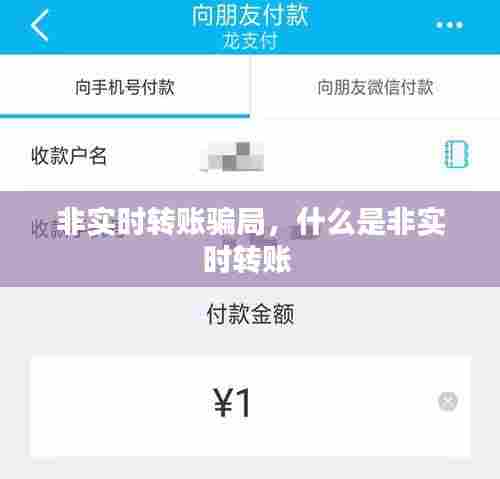 非实时转账骗局，什么是非实时转账 