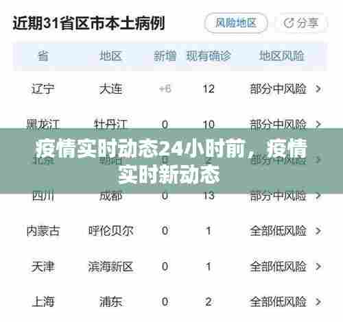 疫情实时动态24小时前，疫情实时新动态 