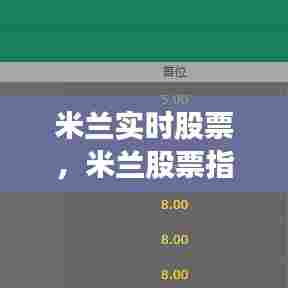 米兰实时股票，米兰股票指数 