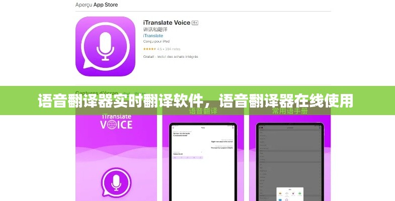 语音翻译器实时翻译软件，语音翻译器在线使用 