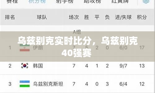 乌兹别克实时比分，乌兹别克40强赛 