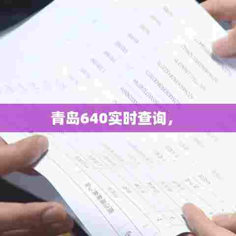 青岛640实时查询， 