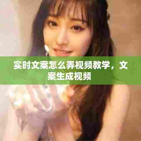 实时文案怎么弄视频教学，文案生成视频 