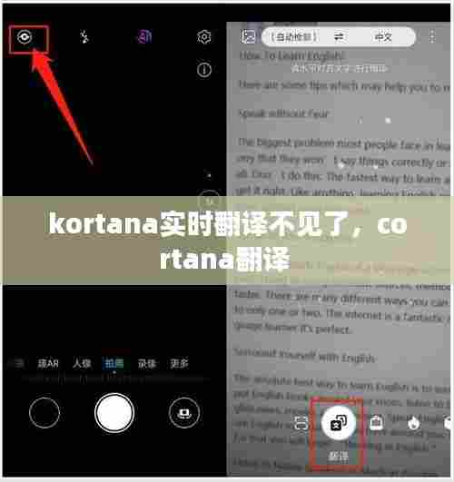 kortana实时翻译不见了，cortana翻译 