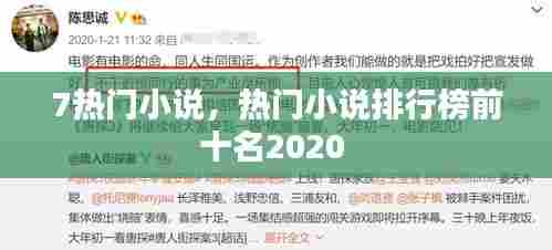 7热门小说，热门小说排行榜前十名2020 