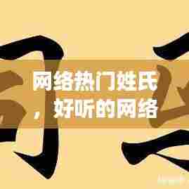 网络热门姓氏，好听的网络姓氏 