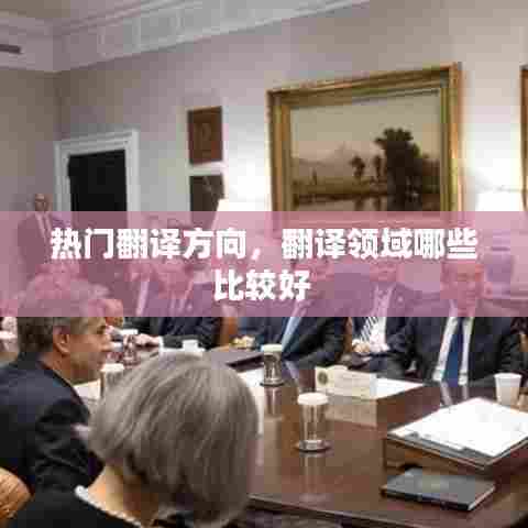 热门翻译方向，翻译领域哪些比较好 