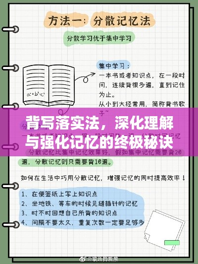 背写落实法，深化理解与强化记忆的终极秘诀