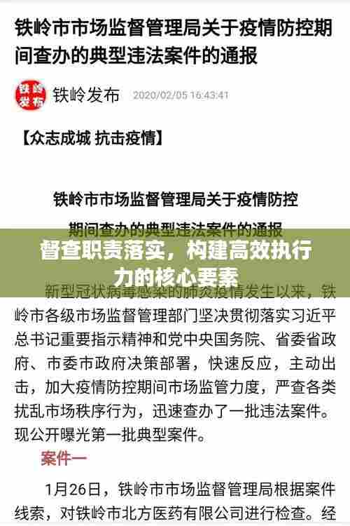 督查职责落实，构建高效执行力的核心要素