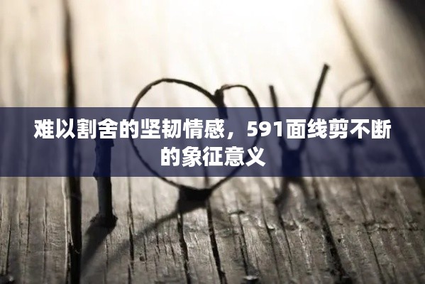 难以割舍的坚韧情感，591面线剪不断的象征意义