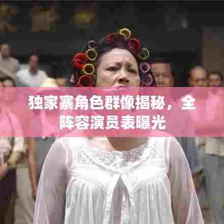 独家寨角色群像揭秘，全阵容演员表曝光