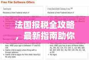 法国报税全攻略，最新指南助你轻松完成税务申报！