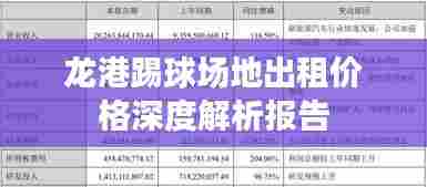 龙港踢球场地出租价格深度解析报告
