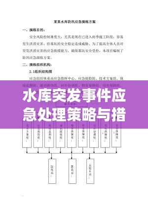 水库突发事件应急处理策略与措施