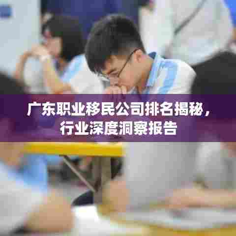 广东职业移民公司排名揭秘，行业深度洞察报告
