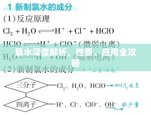 氯水深度解析，性质、应用全攻略