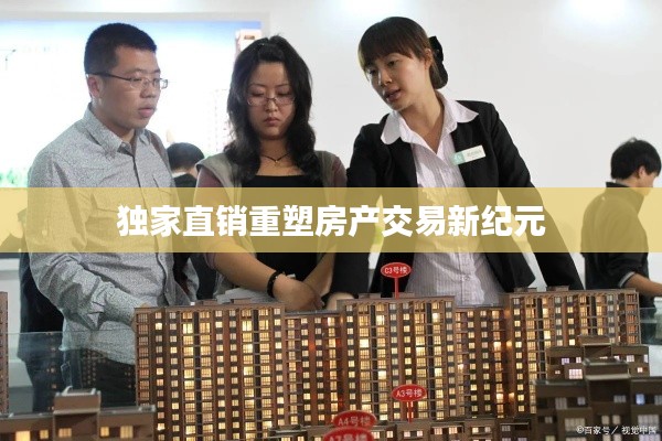 独家直销重塑房产交易新纪元