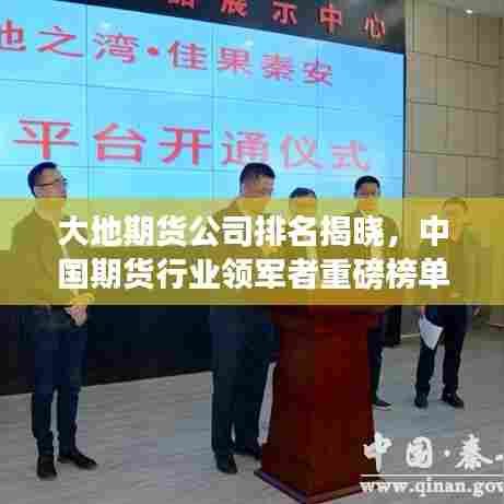 大地期货公司排名揭晓，中国期货行业领军者重磅榜单！