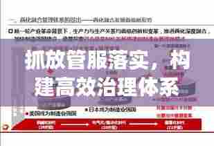 抓放管服落实，构建高效治理体系的秘诀所在