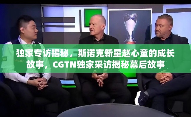 独家专访揭秘，斯诺克新星赵心童的成长故事，CGTN独家采访揭秘幕后故事