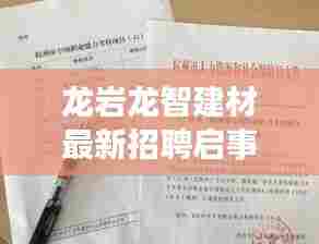 龙岩龙智建材最新招聘启事概览