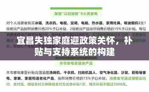 宜昌失独家庭迎政策关怀，补贴与支持系统的构建