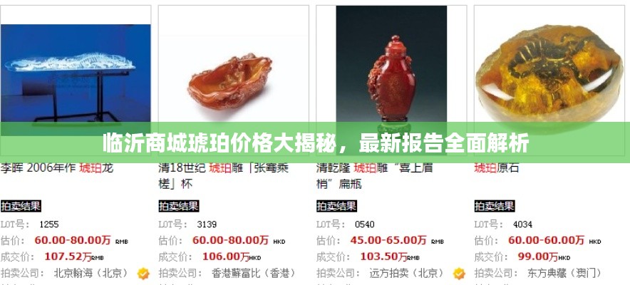 临沂商城琥珀价格大揭秘，最新报告全面解析