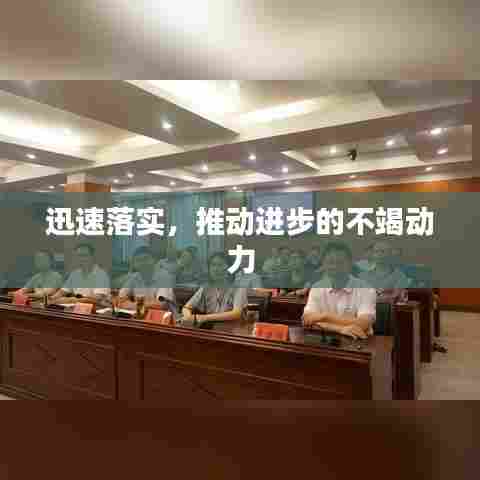迅速落实，推动进步的不竭动力