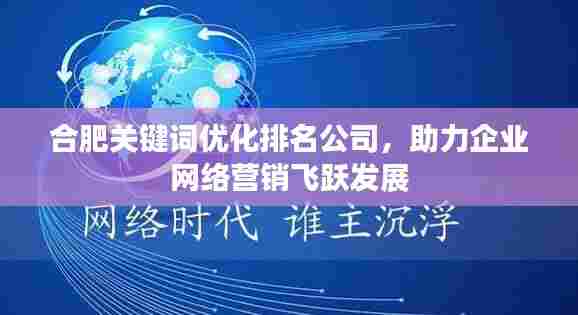 合肥关键词优化排名公司，助力企业网络营销飞跃发展