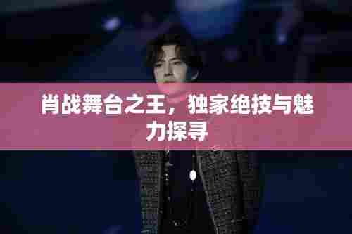 肖战舞台之王，独家绝技与魅力探寻