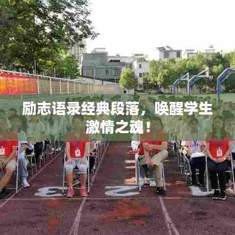 励志语录经典段落，唤醒学生激情之魂！