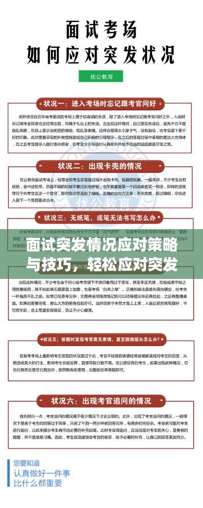 面试突发情况应对策略与技巧，轻松应对突发事