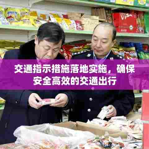交通指示措施落地实施，确保安全高效的交通出行