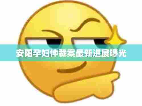 安阳孕妇仲裁案最新进展曝光