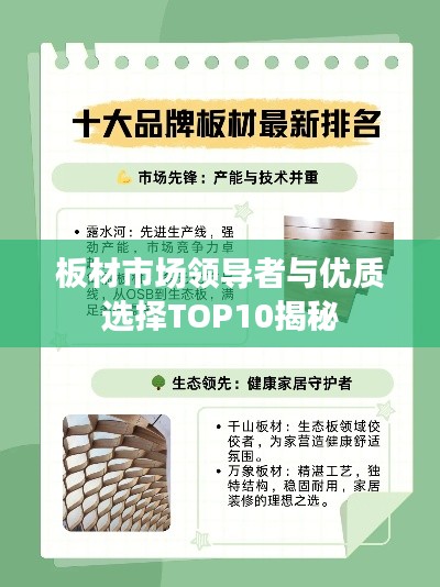 板材市场领导者与优质选择TOP10揭秘
