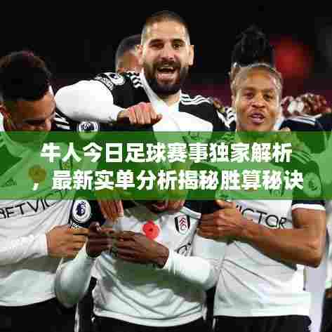 牛人今日足球赛事独家解析，最新实单分析揭秘胜算秘诀