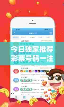 今日独家推荐彩票号码一注，理性投注，体验彩票魅力！