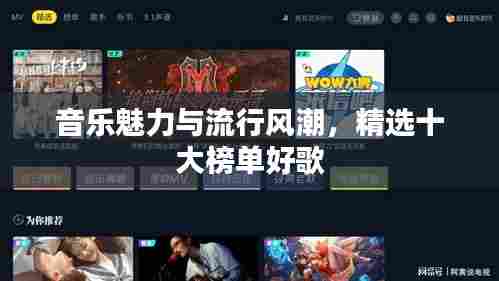 音乐魅力与流行风潮，精选十大榜单好歌
