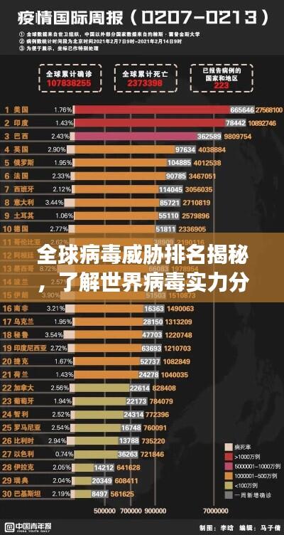 全球病毒威胁排名揭秘，了解世界病毒实力分布