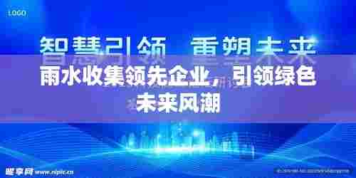 雨水收集领先企业，引领绿色未来风潮