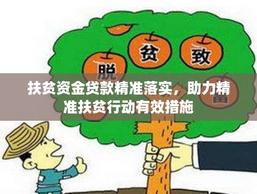 扶贫资金贷款精准落实，助力精准扶贫行动有效措施