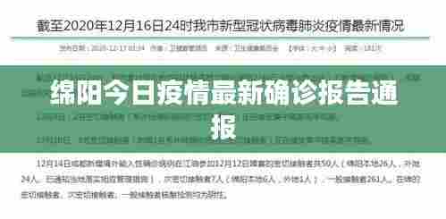 绵阳今日疫情最新确诊报告通报