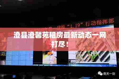 澄县澄馨苑租房最新动态一网打尽！