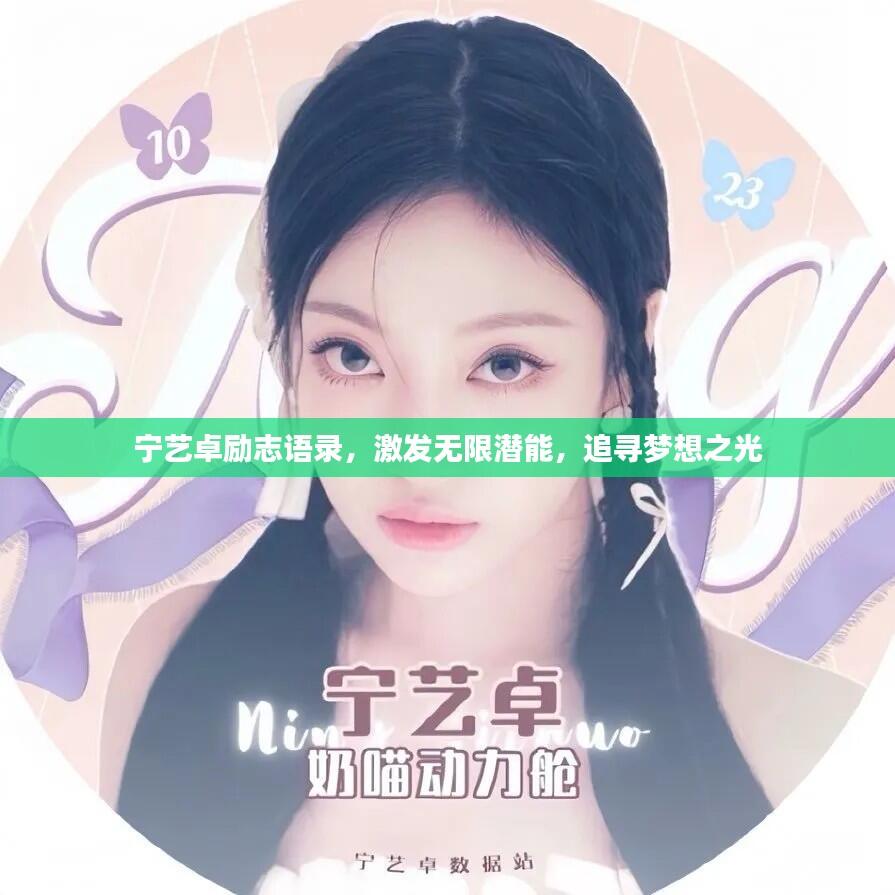 宁艺卓励志语录，激发无限潜能，追寻梦想之光